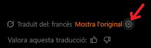 Grok ara tradueix els tuits dels idiomes que no tens a la llista de preferents sense que cliquis cap botó, és a dir sense que li hagis demanat. Si feu com jo que no hi tinc ni castellà ni francès (per raons òbvies) però no vull traduccions automàtiques, es desactiva aquí.