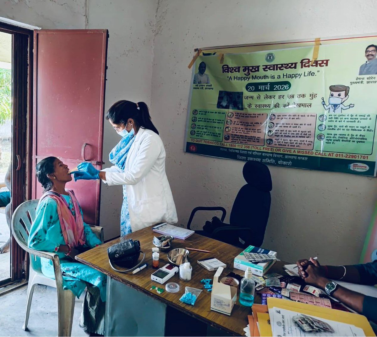 verma199026's tweet photo. World Health Day at Chandankiyari 📍
Preventive care shouldn’t have an age limit.
Visited an old age home to conduct oral health screening and awareness session.
Addressed untreated dental issues and emphasized daily oral hygiene practices for the elderly. 
#WorldHealthDay #TogetherForHealthStandWithScience #PublicHealth  #OralHealth #ElderlyCare
@BokaroDc @BokaroNtcp @BokaroIprd @prdjharkhand @HLTH_JHARKHAND @MoHFW_INDIA