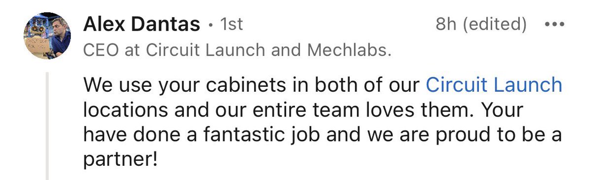 itsware_'s tweet photo. We love happy customers @circuitlaunch ❤️ https://t.co/GPleShaihY