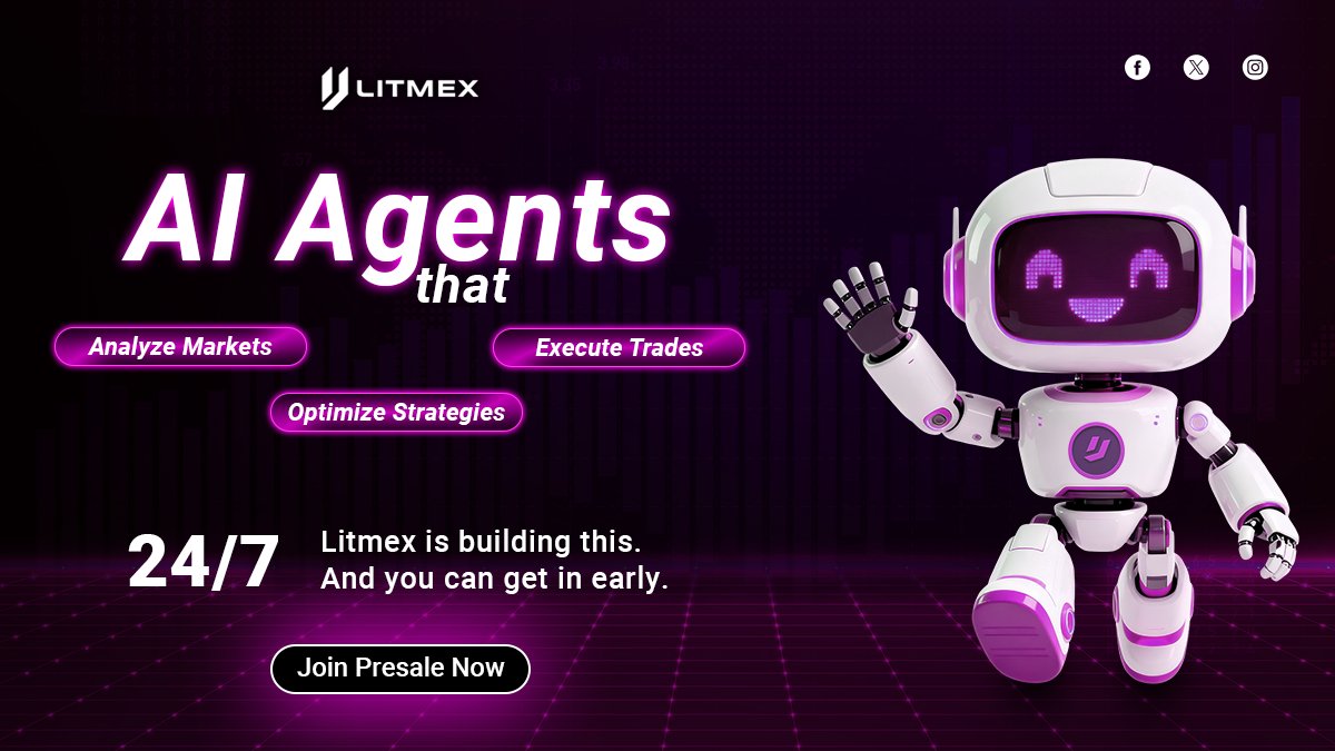 Litmexprotocol's tweet photo. AI is not the future of trading. It’s already here. 🤖📈
🚀 The next wave of trading isn’t manual—it’s autonomous.
And early adopters always win.
Presale : https://t.co/QzHNPl1RE9
$LMX Contract:
Bm2y8RLPLeZuvUfQ7m3UKRiHGewTpzYt7pX8ZpzimM7d
#LMX #Litmex #CryptoPresale https://t.co/xHye3s9CON