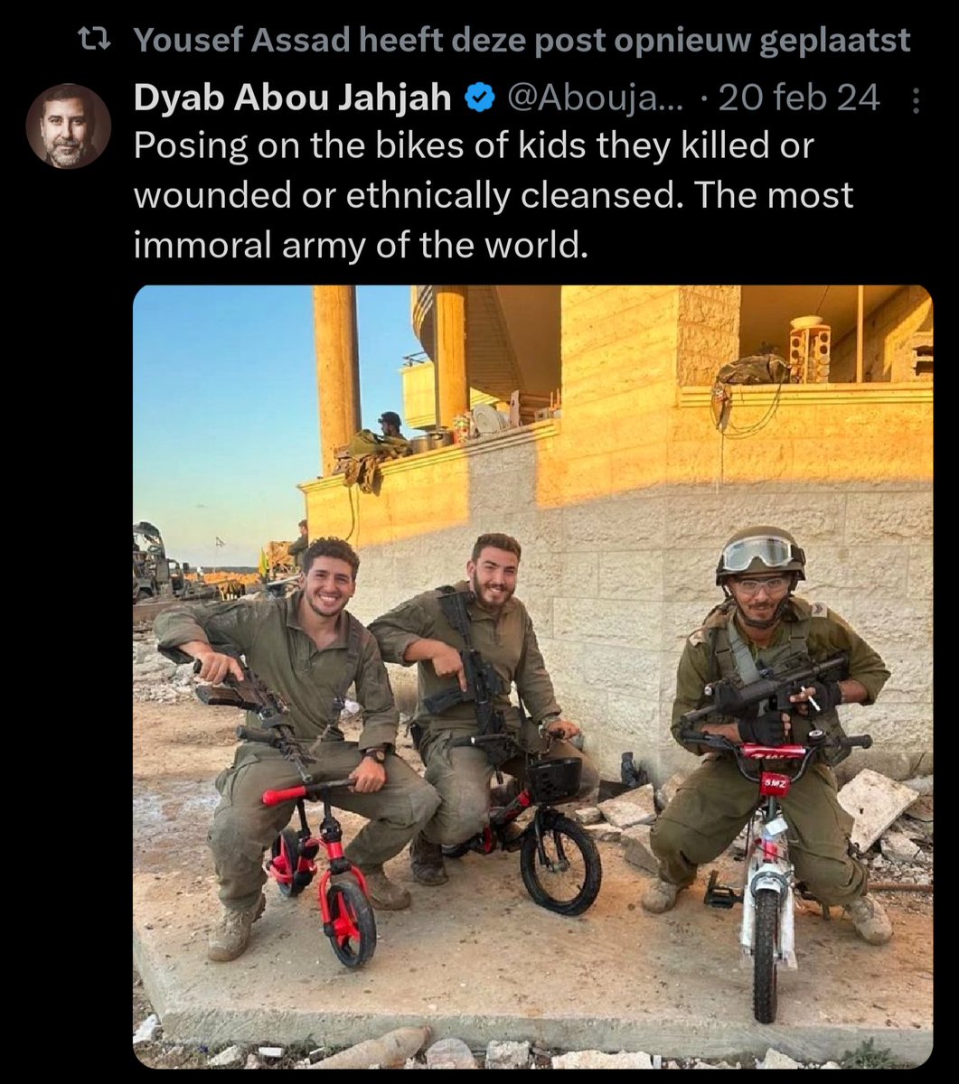 MarioBeenmerg's tweet photo. @omroepwest Dus De Mos ziet zelf af van een optie over rechts en kiest met open ogen voor D66 en hun Abou Jahjah retweetende lijsttrekker Yousef Assad. Wat een teleurstelling. https://t.co/rxyDZJIINe