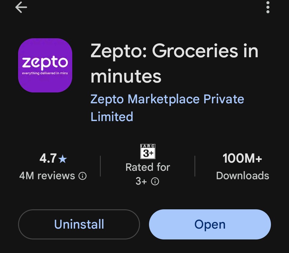 Joshyvf's tweet photo. @zeptocares @ZeptoNow uninstalled after bad experience with your customer support. First it's the Bot, totally unrelated answers and irritate customer and secondly your call center, same recorded response with no link to issue. Swiggy is better in this. Improve or loose customer https://t.co/fWIZ03jE8G
