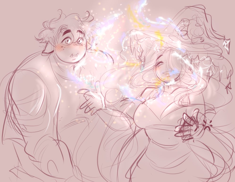 Sparkle sparkle #TrueKindOfLoveAU #doodleart