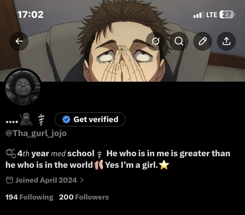 ….🥷🏽⚕️ tweet media