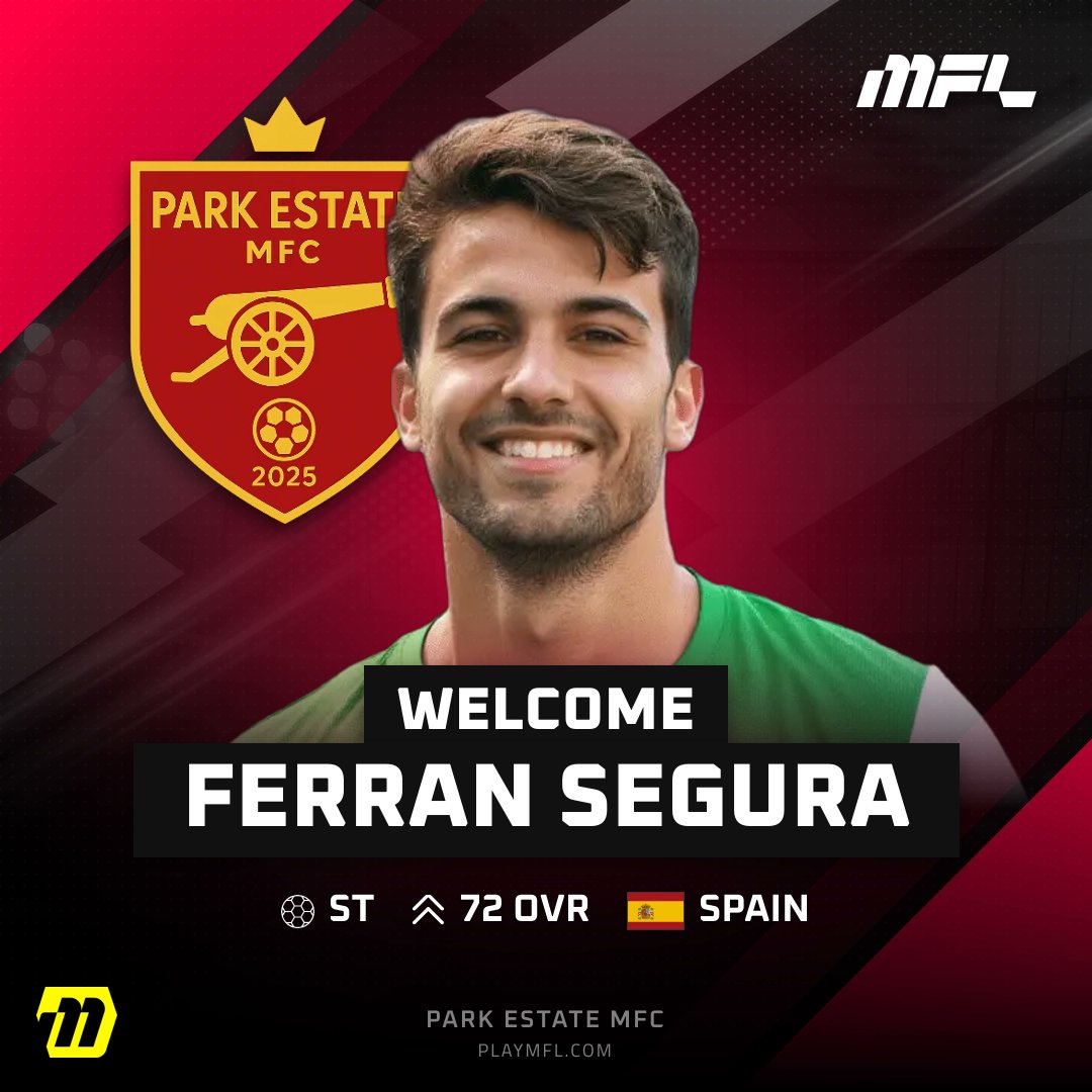 ParkEstateMFC's tweet photo. Our big signing for season 13 the 24yr old fresh mint joins for a transfer fee of $15 @playMFL #playMFL https://t.co/eehtkiz9Ui