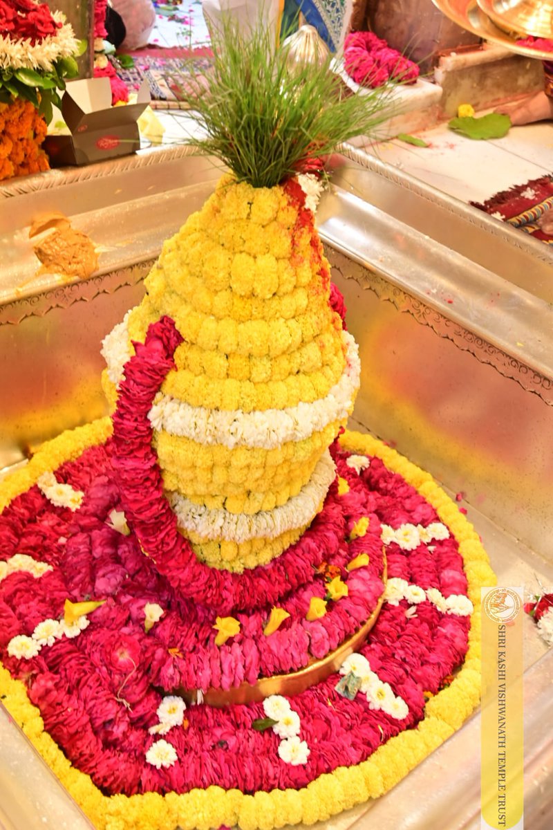 ShriVishwanath's tweet photo. श्री काशी विश्वनाथ जी की मध्यान्ह-भोग आरती I
 #kashi #darshan #kashivishwanath #VishwanathDham #blessings https://t.co/TWDCmZBRjK