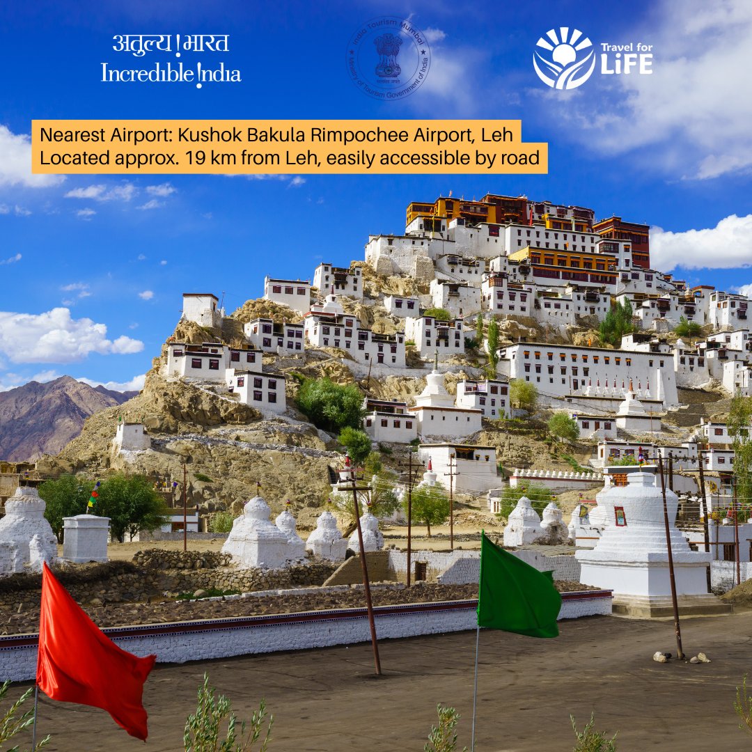 IndianEmbJkt's tweet image. Biara Thiksey, Ladakh 🏔️

Sebuah pusat pembelajaran Buddhis yang hidup, di mana doa harian, kitab suci kuno, dan festival Gustor yang penuh warna menjaga tradisi Himalaya tetap lestari.

📸: @IndiatourismM