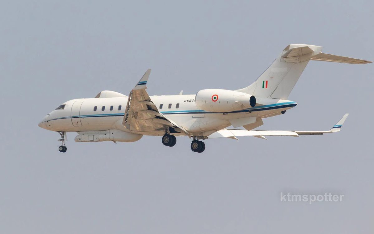 Platypuss_10's tweet image. Indian Air Force Bombardier Global 5000 Inbound to Tribhuvan Int. Airport (KTM) Kathmandu, Nepal with two senior diplomats.