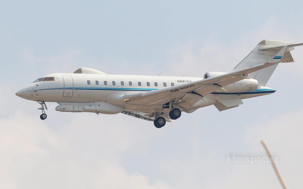 Platypuss_10's tweet image. Indian Air Force Bombardier Global 5000 Inbound to Tribhuvan Int. Airport (KTM) Kathmandu, Nepal with two senior diplomats.