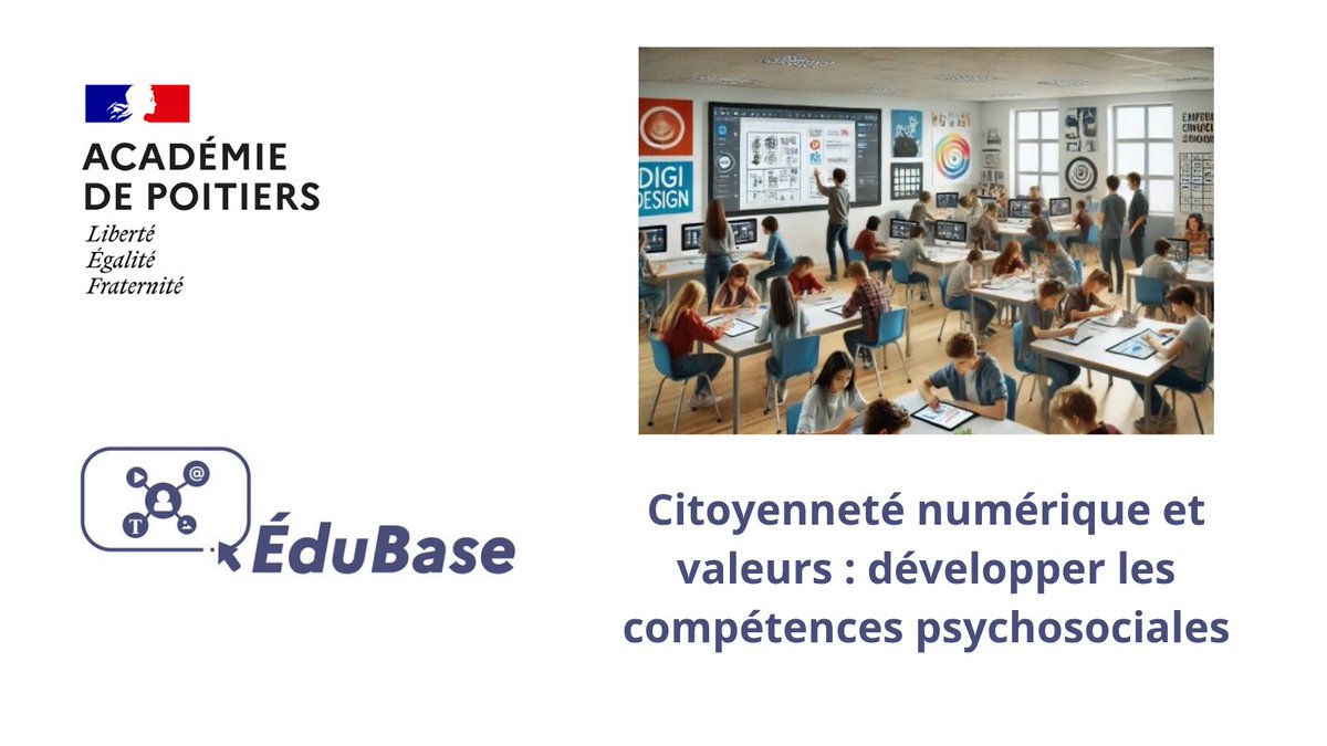 DOC_edu_num's tweet image. [Inspiration | #Edubase]

🌱 Et si la citoyenneté numérique commençait par la question la plus intime : à quoi tiens-tu vraiment ?

Co-animation Prof-Doc + HG en 3e 

💡Proposition de l’@acpoitiers 

🔗 edubase.eduscol.education.fr/fiche/23854

#EMC #EMI #CPS
