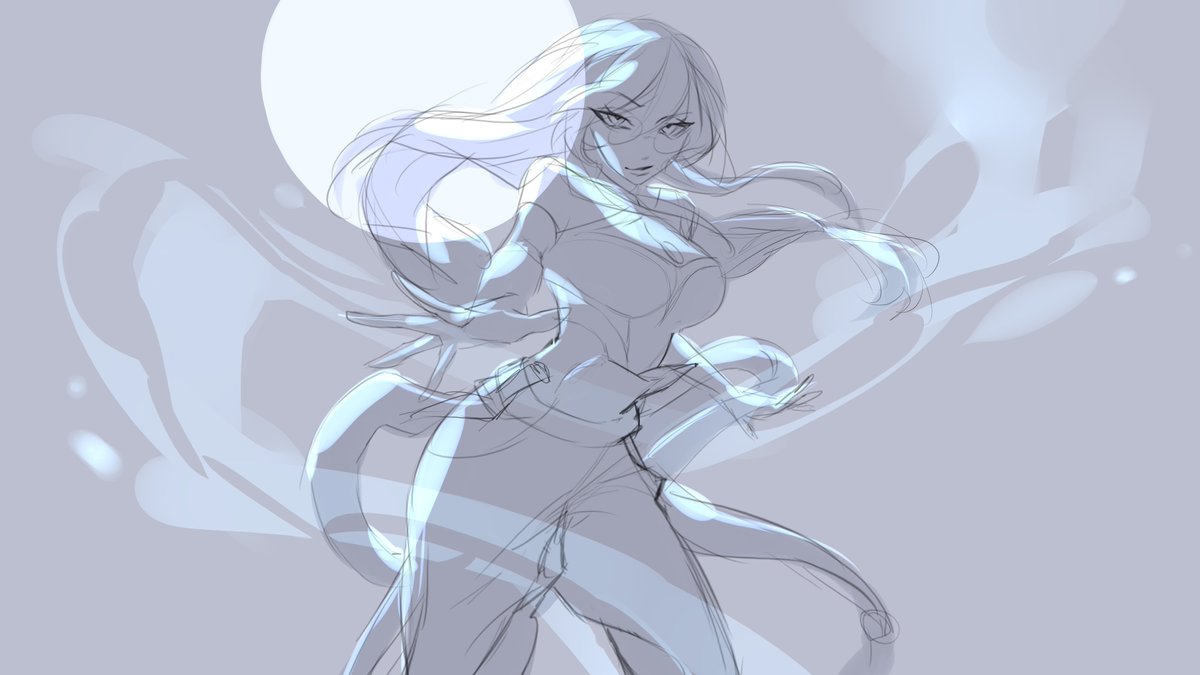 HattiKey's tweet photo. stages of creating magic🌙🌊
#commission #vgen #wip #artwork https://t.co/omVc16DBsB