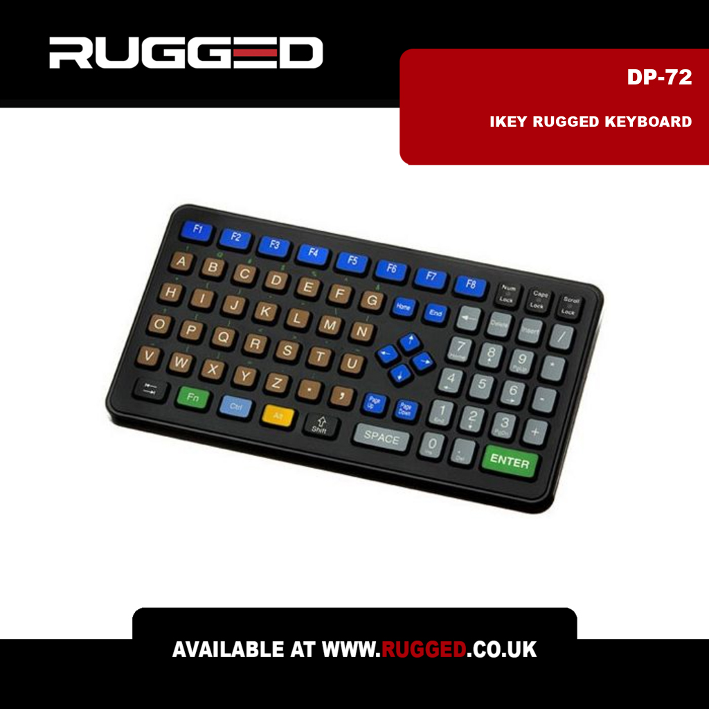 RuggedUK's tweet image. DP-72 Rugged Keyboard: Oversized, colour-arranged keys for gloved use. Polycarbonate case &amp;amp; silicone keypad ensure dust/liquid sealing. Ideal for manufacturing/material handling. #RuggedKeyboard #Keyboard #iKey #DP72 zurl.co/gjzf9