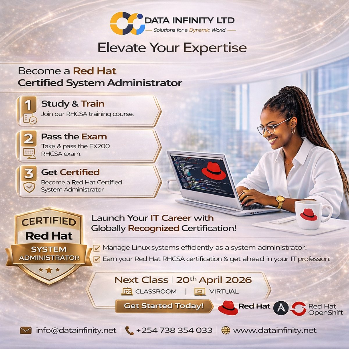 DataInfinityLi1's tweet photo. 🏙️ #ThikaCity is growing fast… but is your IT infrastructure ready?

Scalable systems. Secure networks. Skilled professionals.

💡 That’s how cities become digital hubs.

👉 https://t.co/Dac2IgBLKO
#KenyaTech #SmartCities #DataInfinity https://t.co/1WIOEGefmQ