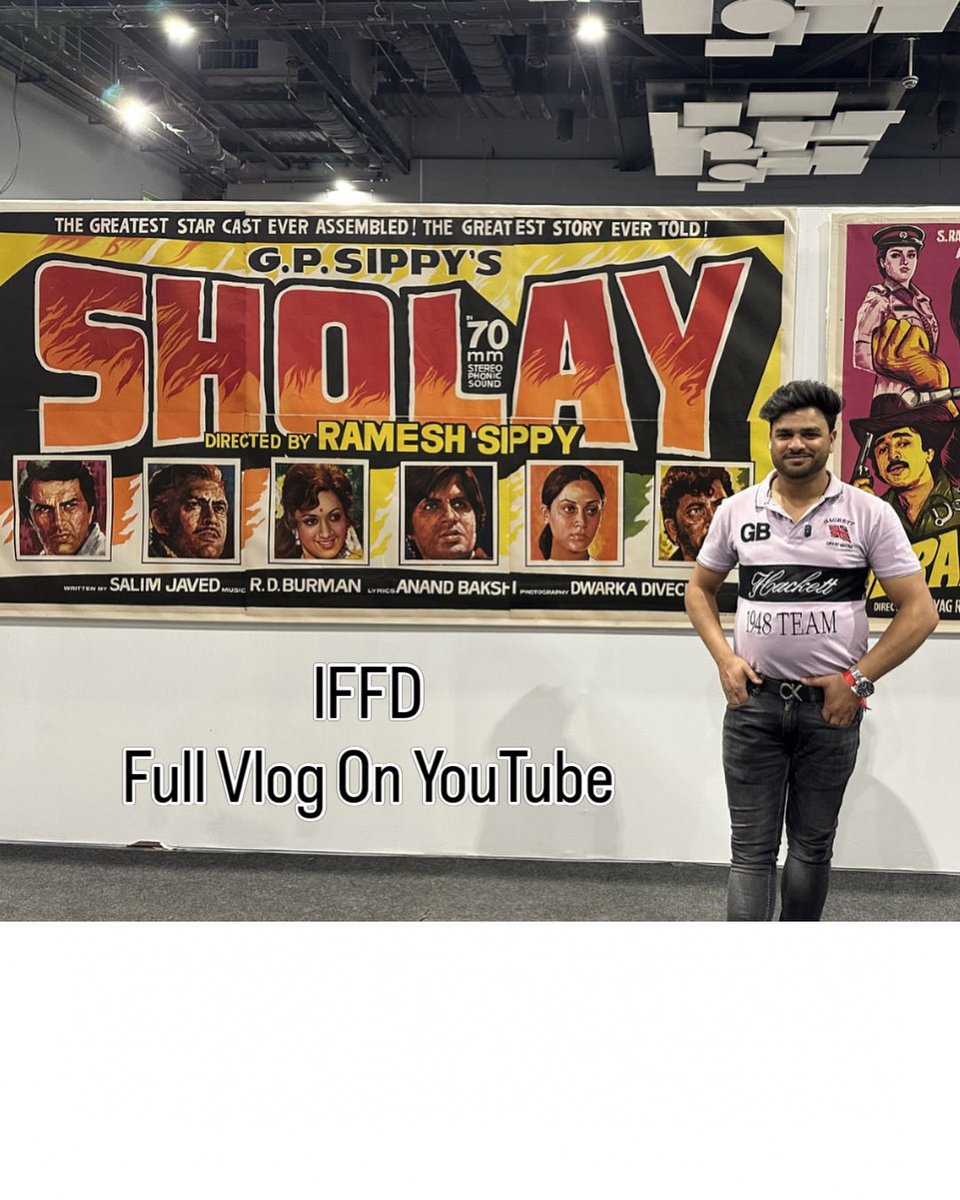 iamshivom1's tweet image. IFFD Mein Aaj Kuch Special Ho Gaya 😍🔥 | Mausam Bhi Mast, Celebrities Bhi Mile!

Full Vlog On YouTube

#IFFD #CelebritySpotting #GoodWeather