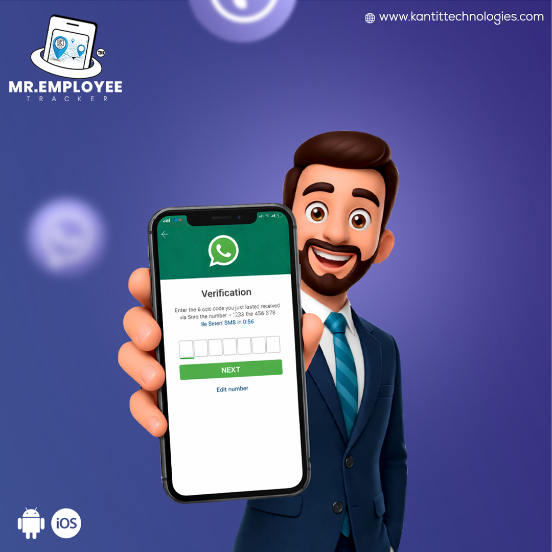 Kantsolution's tweet photo. 📱🔐 Fast &amp; secure WhatsApp verification for smooth login access.
Manage your field team efficiently with MR Employee Tracker by Kant IT Technologies.

#KantITTechnologiesPvtLtd #CRM #ERP #MREmployeeTracker #EmployeeTracking #FieldForceAutomation #SalesTeamTracking https://t.co/JPMiUV9tWU