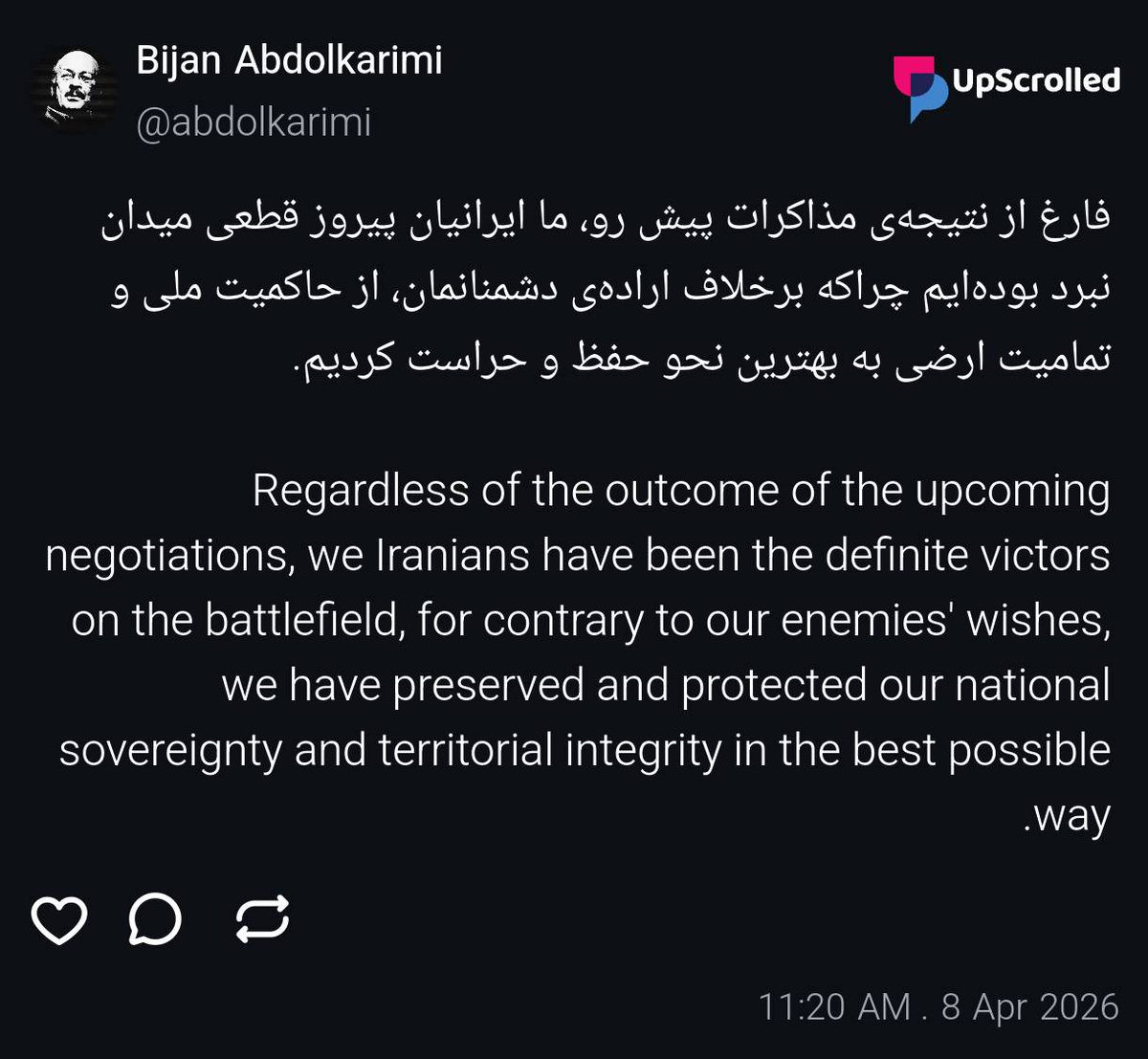 Bijan Abdolkarimi tweet media