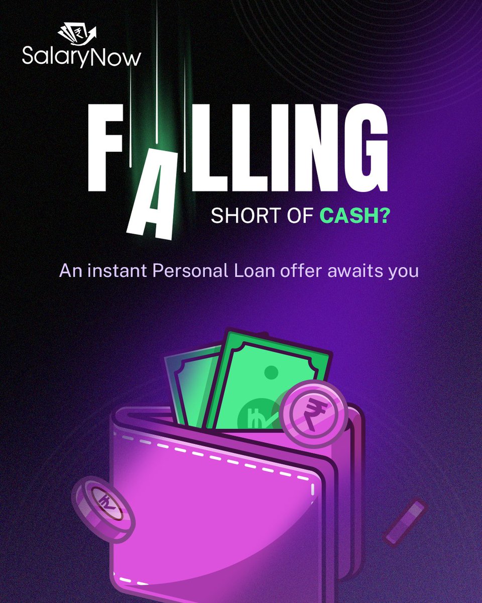 salary_now's tweet photo. Just a few simple steps online, and your loan amount is disbursed within a few minutes with Salary Now. Apply now: https://t.co/aFZvUd4UL0

#SalaryNow #SalaryNowApp #PersonalLoan #QuickLoan #InstantLoan #EmergencyFunds https://t.co/I7Fh0yJwCa