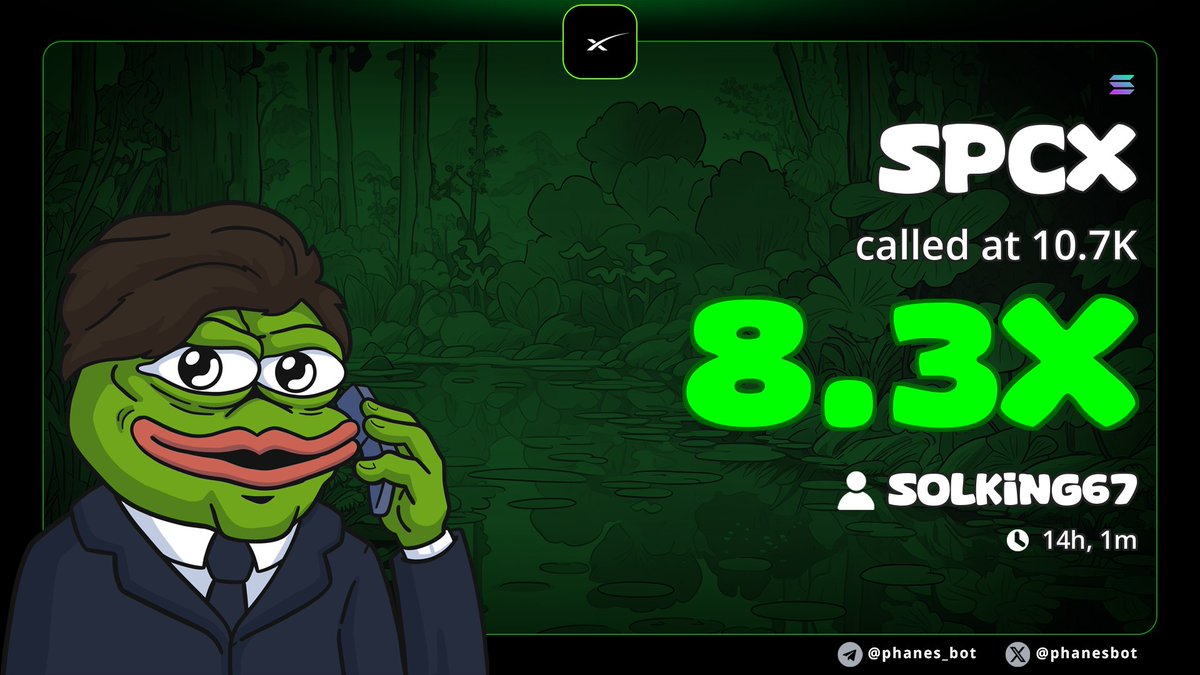 AAtersoo520's tweet photo. Amazing 8X profit from alpha caller on $SPCX
one call one entry 

Ca>>

CBPVjJJYKsRGcTcA2kCK4WLLbC9QMRFyDfsLatDupump

#solana #memecoin #degen

DM to join my private group for early call to trade and get more profit https://t.co/Rnaew61x90 https://t.co/k1KTpRDqXx