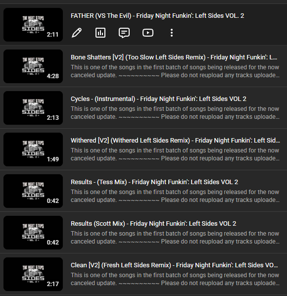 Friday Night Funkin': Left Sides tweet media