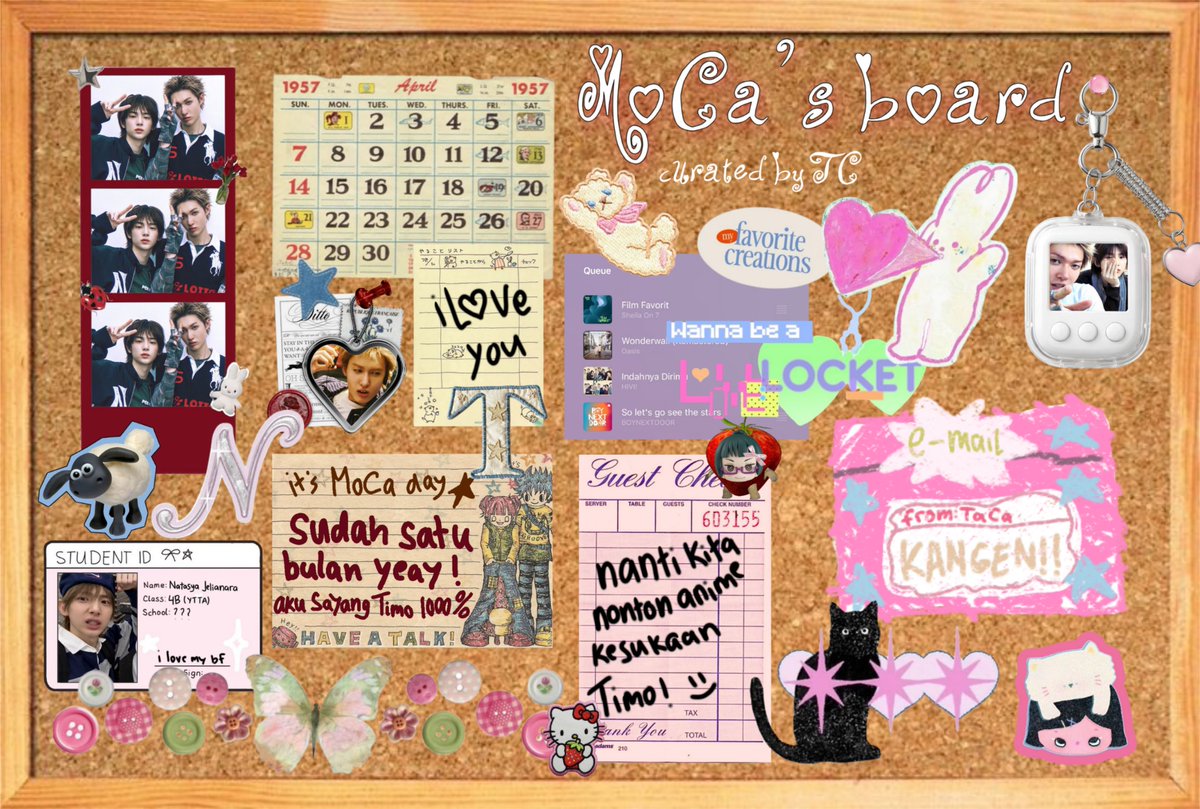 kalau aku ikut ekskul mading, madingnya akan aku jadikan moca board! ✮ hari ini hari moca sedunia :DddDd