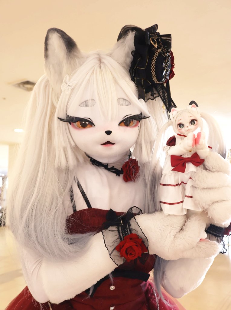 Flor_aa23's tweet image. #FursuitEveryday #fursuit #kigurumi #kigfurry #bjd #FLOBÉ
릴리랑 쪼꼬미 릴리🐾💕