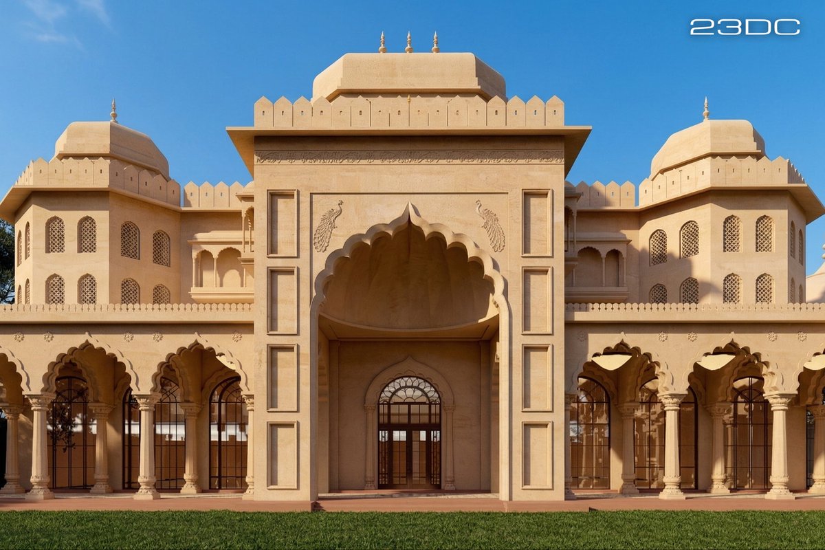 23DC_Architects's tweet photo. Amerbagh by @23DC_Architects spans 5.3 acres and reimagines the destination wedding venue as a journey through space, emotion, and experience. Rajasthan-inspired and set in #Punjab, it feels grand, immersive, memorable.

#luxuryresort #weddingvenuedesign #architecture https://t.co/Qwjwsm9K1o