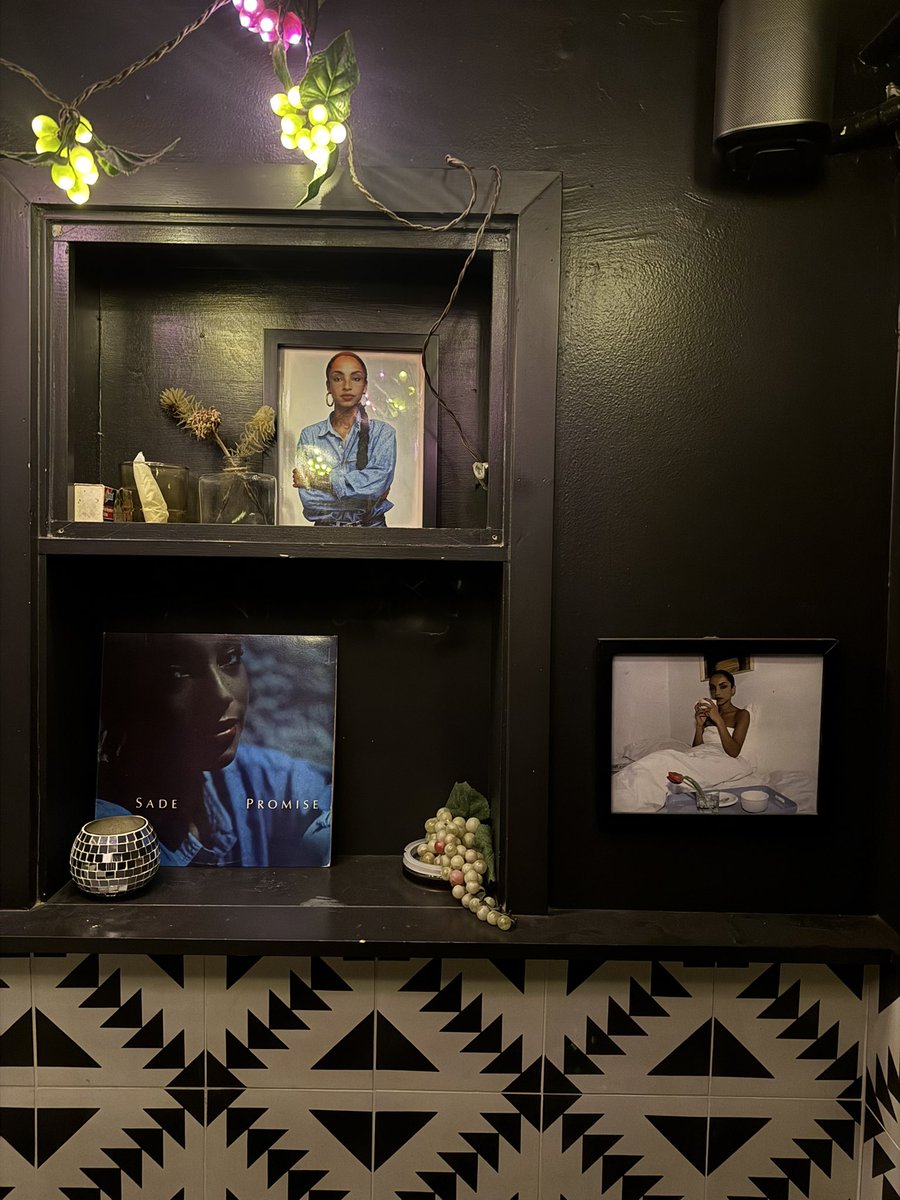 Sade shrine in the bathroom