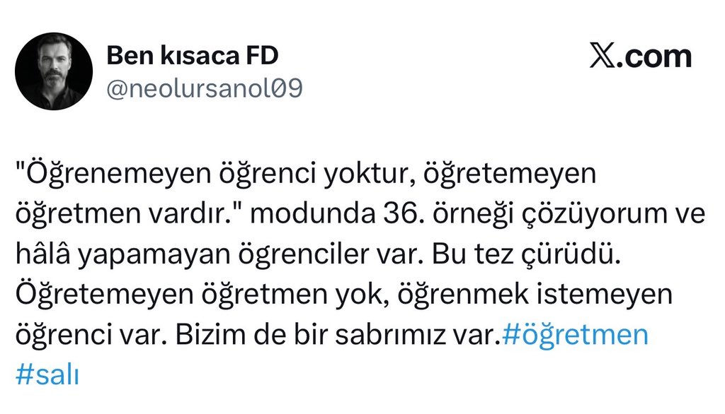 Öğretmenler Sayfası tweet media