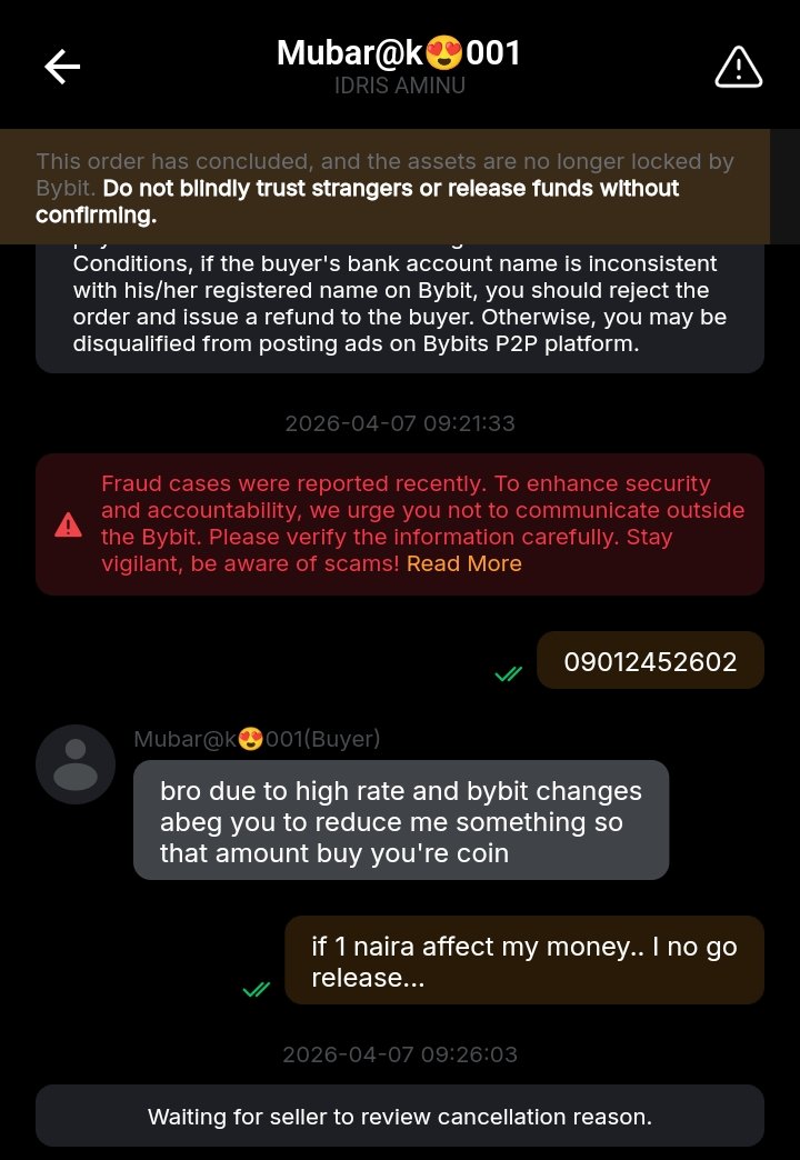 Asquare012's tweet image. Bybit vendors are now acting like beggars 🤦‍♂️

Had to use 3 different vendors yesterday just to complete one trade.
2 of them wasted 1 hour of my time (30 mins each).

This is getting out of hand… something needs to be done ASAP.