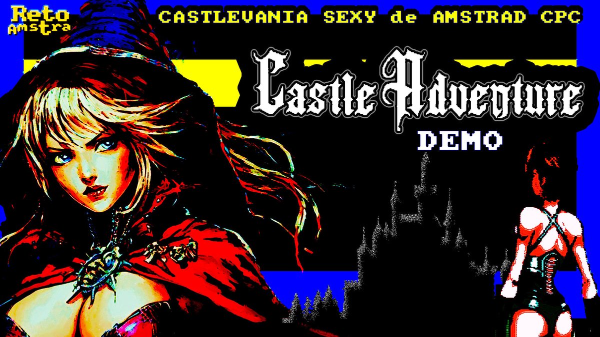 VideodromeOfici's tweet photo. El CASTLEVANIA SEXY que AMSTRAD CPC  SE MERECE "CASTLE ADVENTURE-DEMO" ver CENSURADA https://t.co/t8iagDOSle  #castlevaniAmstrad #castleadventure @StollG58654 #blasphemous #cpc6128 #videodrome #novedadAmstrad #retoamstrad #videodrome #pechosfuera https://t.co/4U4ucdDO11