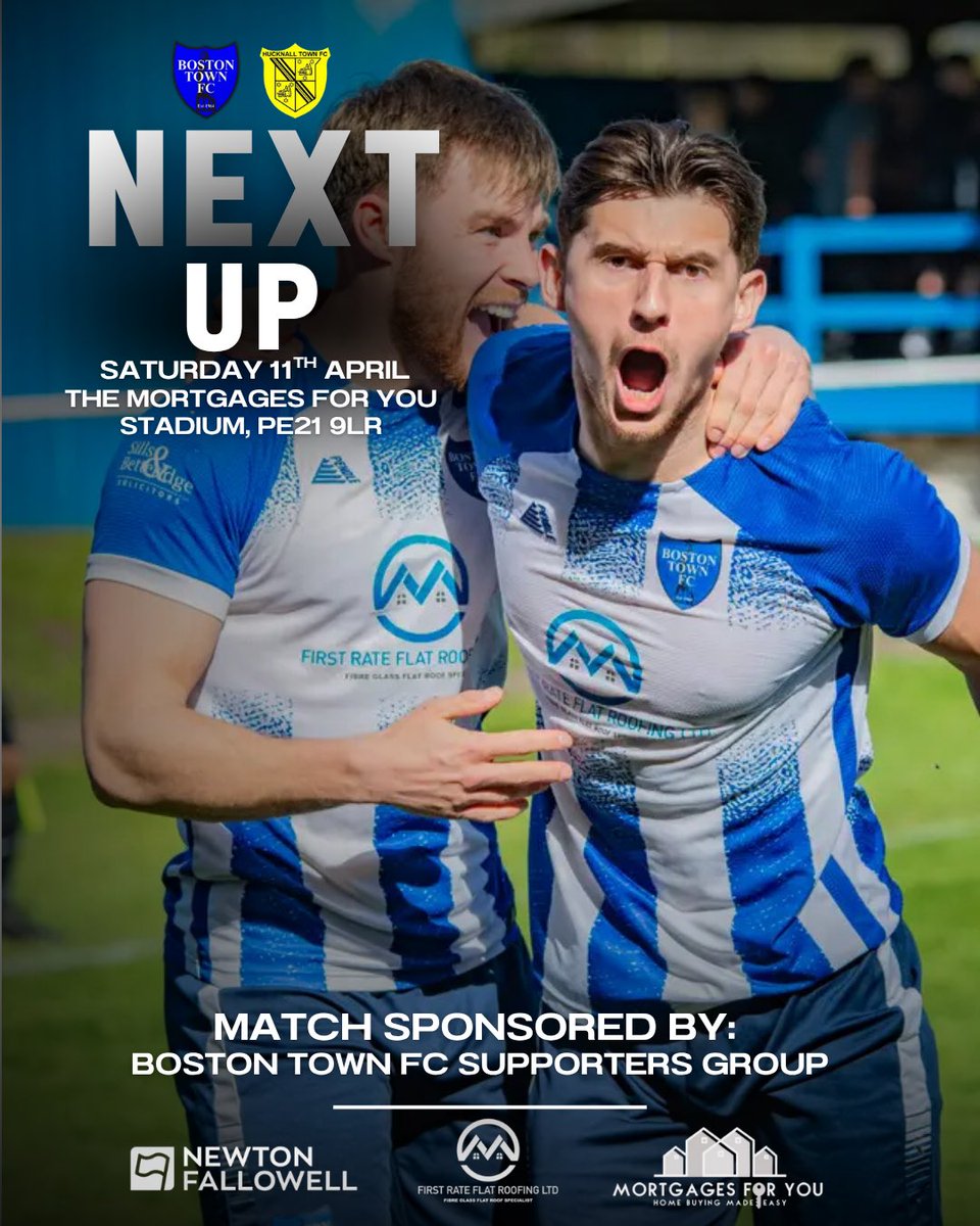 🔥 𝗡𝗘𝗫𝗧 𝗨𝗣 | United Counties League Premier Division North

This is it.

The final game of the season… and it’s all on the line.

Win, and we are champions. 🏆

The Poachers take on Hucknall Town at the Mortgages For You Stadium this Saturday.

📅 Saturday 11 April
⏰