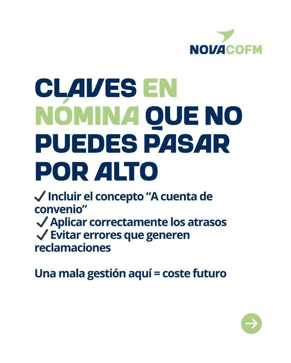 NOVACOFM's tweet photo. Pequeñas decisiones laborales pueden costar mucho
Este año hay obligaciones que muchas farmacias aún no aplican correctamente. En este carrusel resumimos los puntos clave que debes tener bajo control.
📌 Guarda y revisa con calma si gestionas farmacia o equipo.
#Farmacia #Laboral https://t.co/IfOCRuVuaR