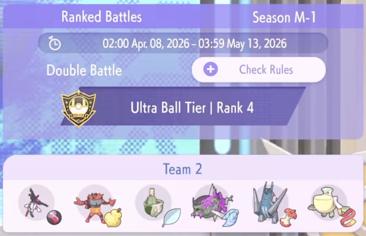MaximeSolemn's tweet image. Hit ultra ball pretty fast with Floette Balance / Rain. 
Team could be further optimized, but Floette is just completely broken. 

Team ID: WNVXMPL04X