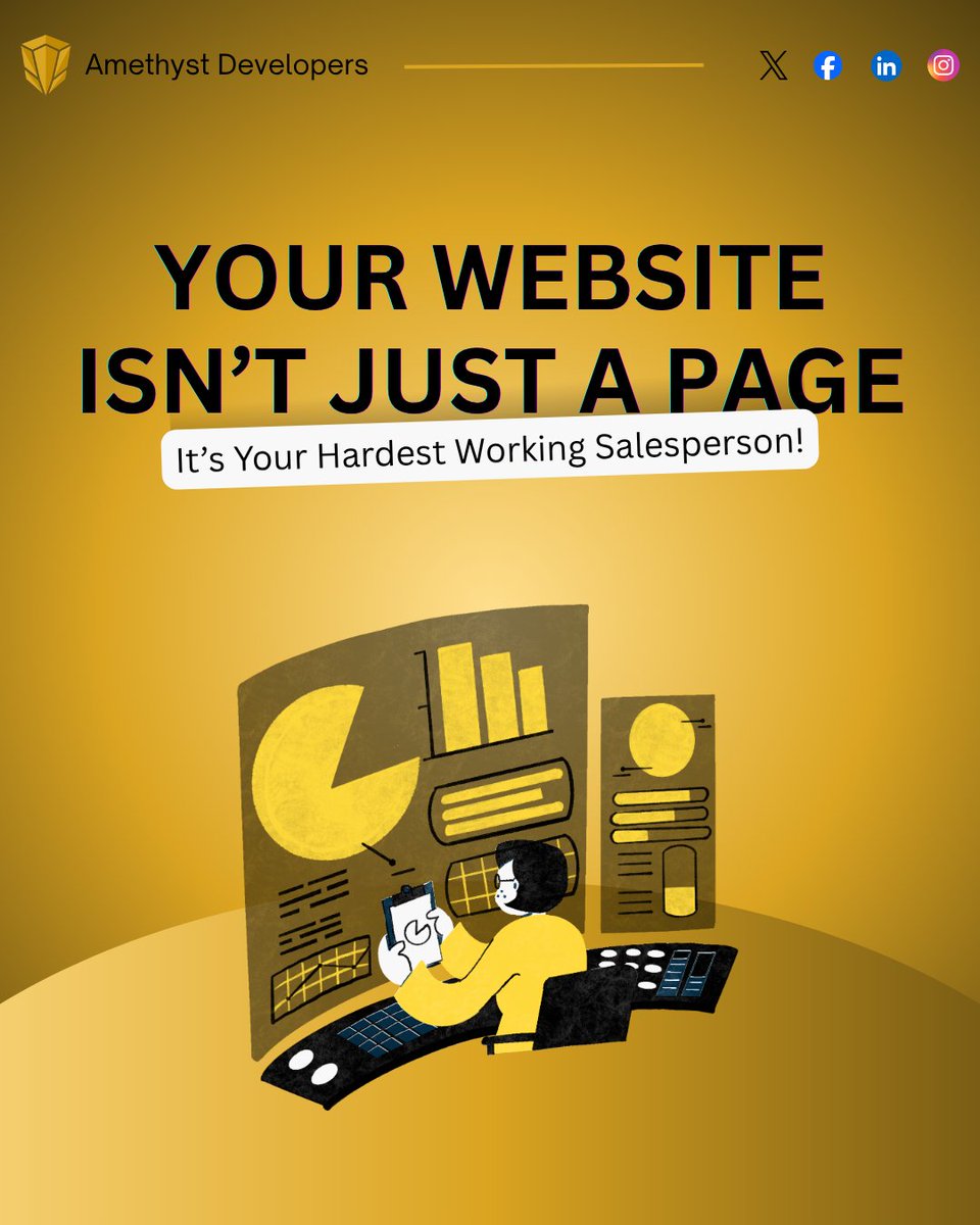 amethyst__devs's tweet photo. Your website = your hardest working salesperson 💻

If it’s not converting… it’s costing you.

Time to upgrade 🚀

#WebDevelopment #BusinessGrowth #DigitalMarketing https://t.co/XsGWjhnqKe