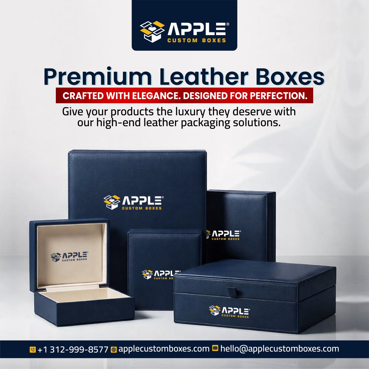 Applecustombox's tweet image. ✨ Premium Leather Boxes – Luxury Packaging Redefined  📷 hello@applecustomboxes.co📧 width: 1.2em;"&amp;gt; applecustomboxes.com #PremiumPackaging #LeatherBoxes #luxurypackaging #customboxes #PackagingDesign #RetailPackaging #fashionbrands #luxurybranding #boxdesign