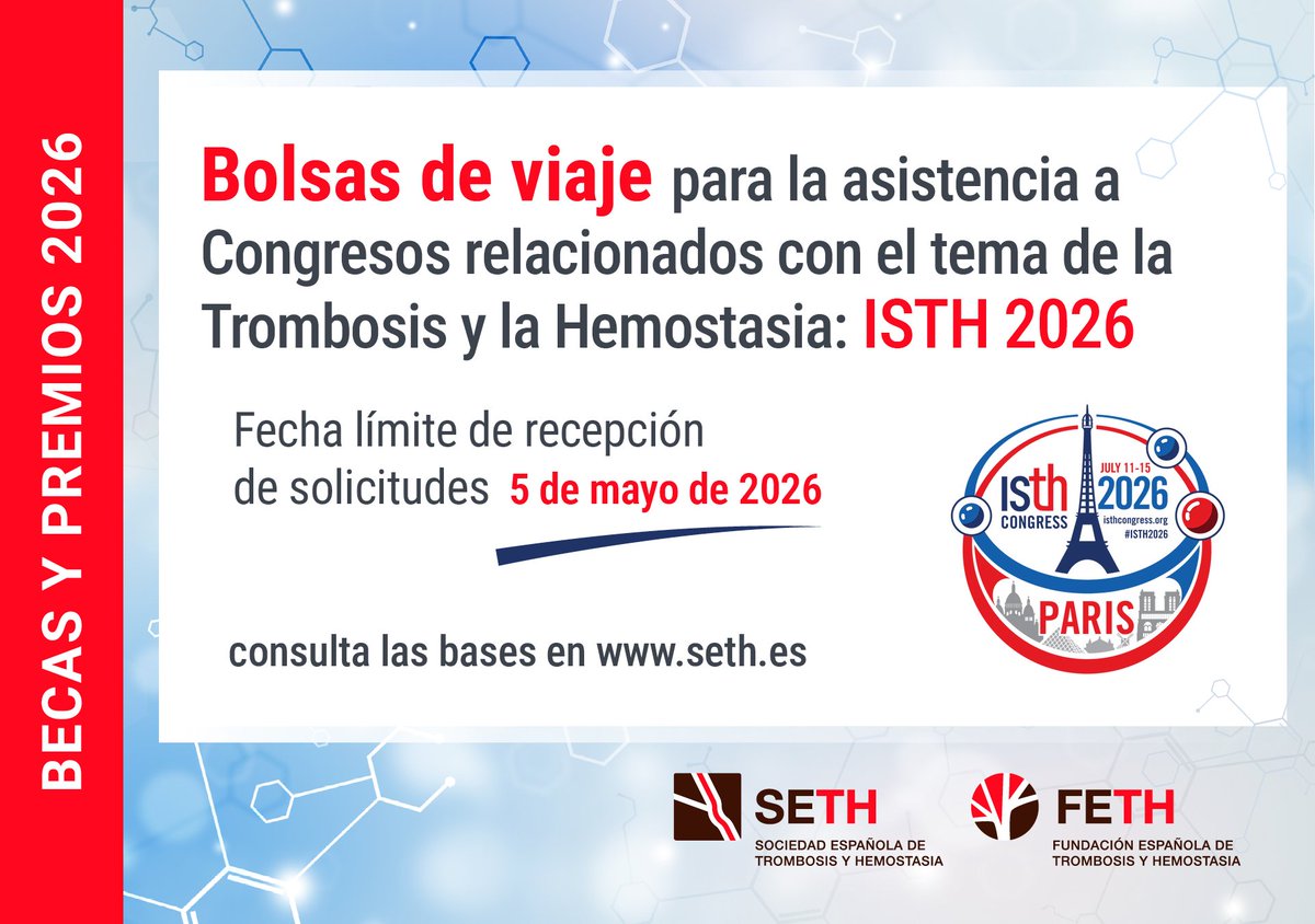 SETH Trombosis y Hemostasia tweet media