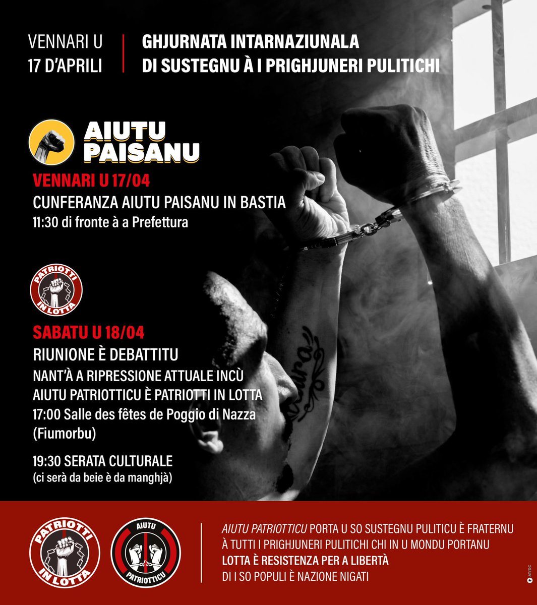 Ghjurnata internaziunala di i prighjuneri pulitichi
