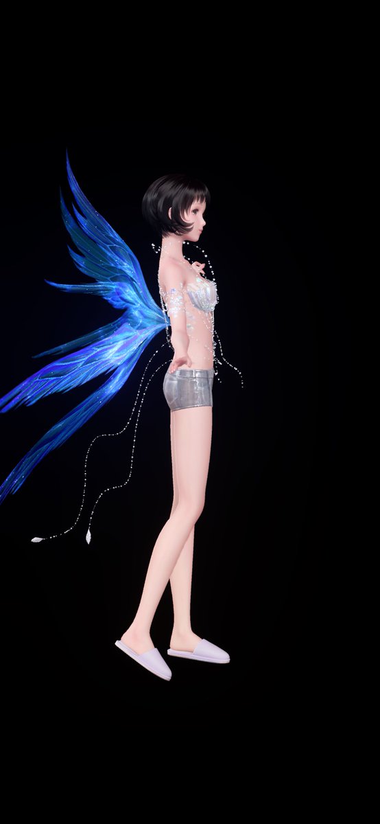 daminkos's tweet image. A showcase of some of the wings in game! 
They can be found in the “Back” section! 
🧵 🪡 1/??

First set belongs to “Stone of Rainbow Song” a collab event! 
These wings are known as: “Lightchaser wings”
#shiningwithnikki
#shiningnikki