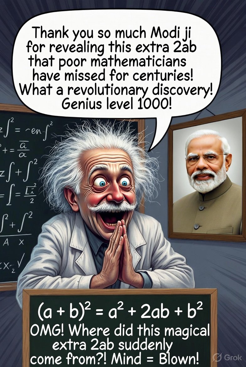 Genius Modi tweet media