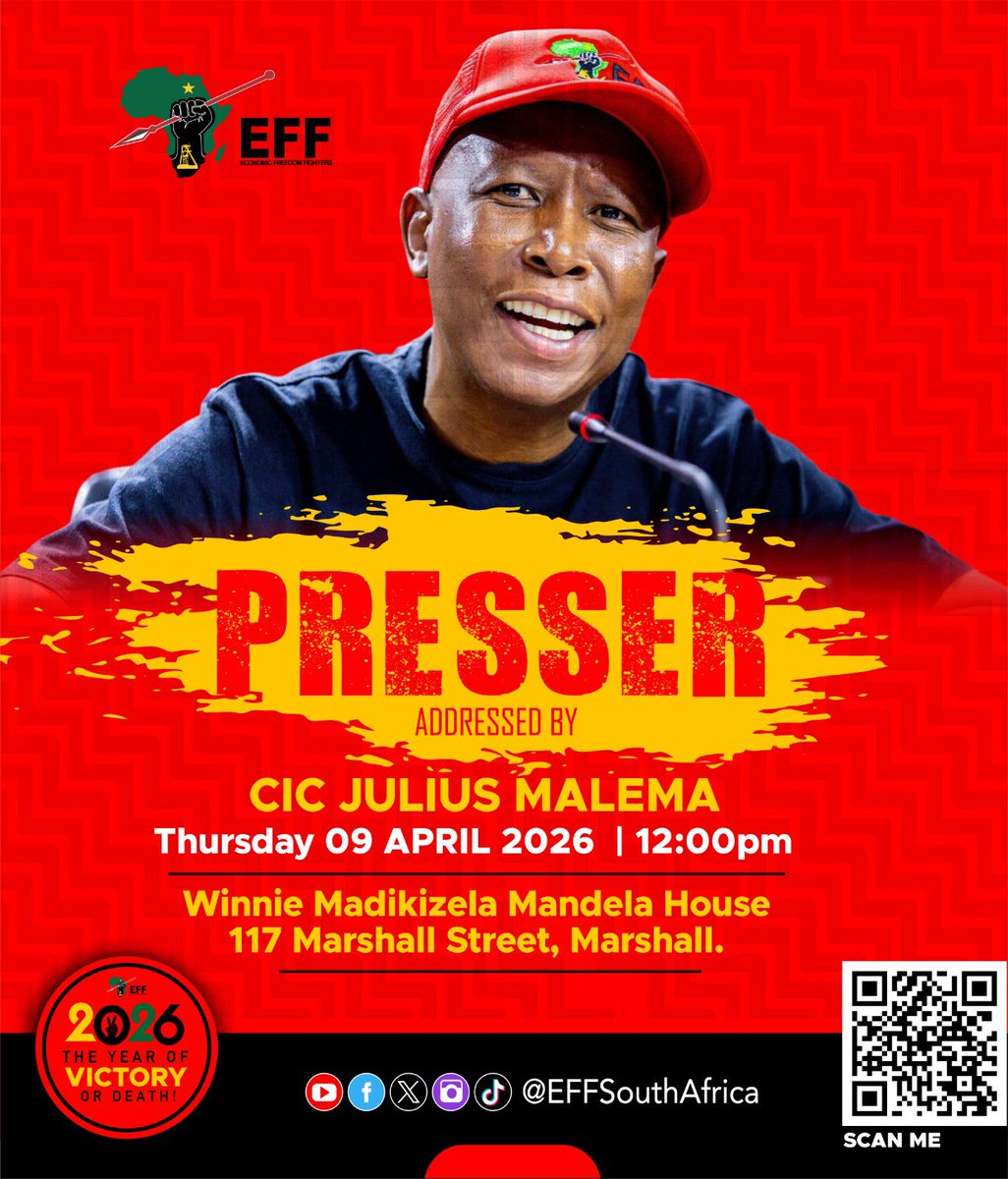Economic Freedom Fighters tweet media