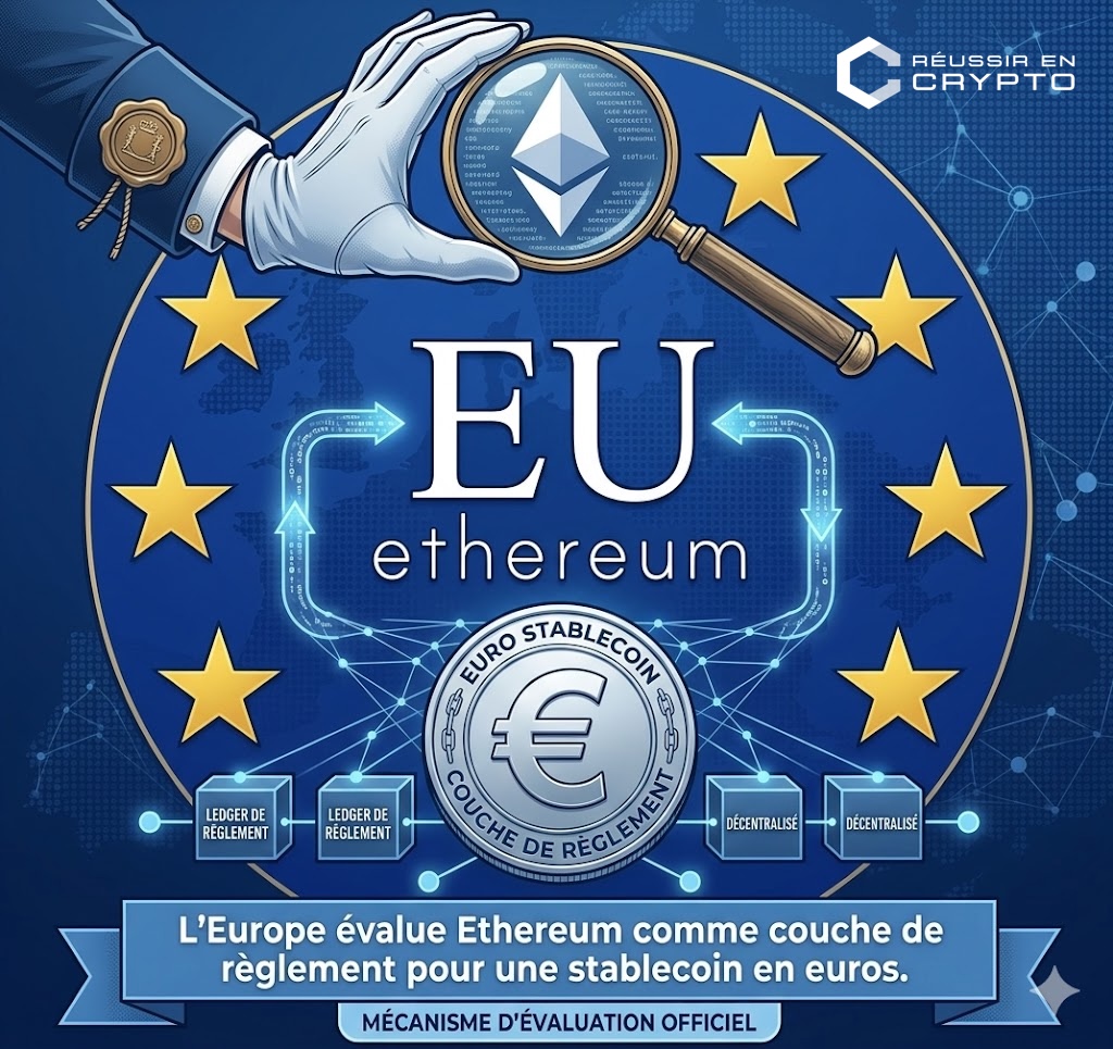 QuentinChapeaux's tweet photo. Thread 1/5
🚨 MASSIVE pour Ethereum

L’Europe évalue sérieusement Ethereum comme couche de settlement pour un euro stablecoin souverain.  

Ce n’est pas un pilote, ni un sandbox. 

C’est une infrastructure financière réelle qui est à l’étude.  

Un consortium de 12 grandes banques européennes (Qivalis) prépare le lancement d’un euro stablecoin MiCA-compliant au 2e semestre 2026. 

Ethereum est en tête pour gérer le settlement.  

Public blockchains entrent dans la conversation souveraine.