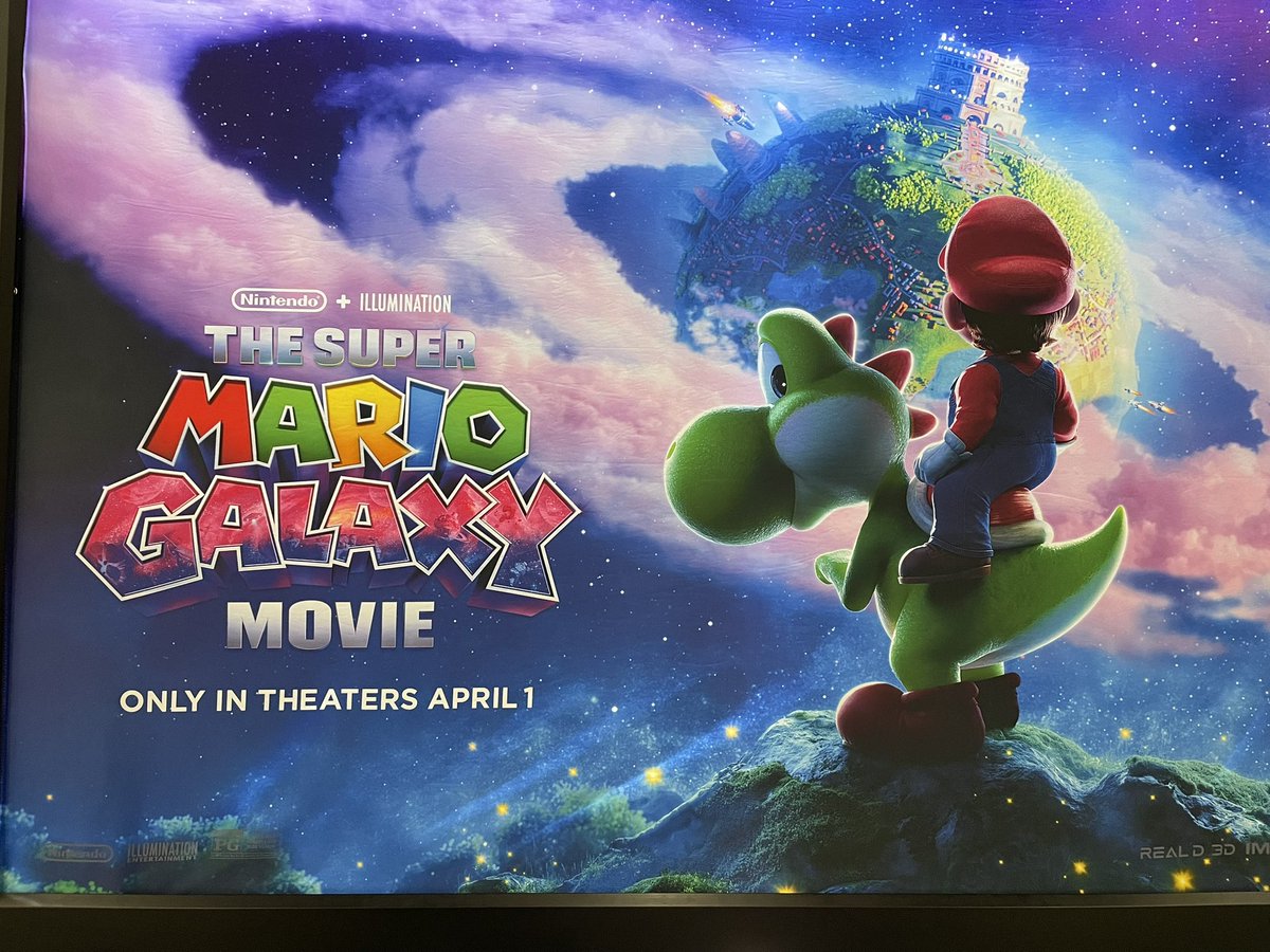 Hello! I Went To See The Super Mario Galaxy Movie And It Was Alright And Epic #mario #supermariogalaxymovie #mariogalaxy #supermario #movie