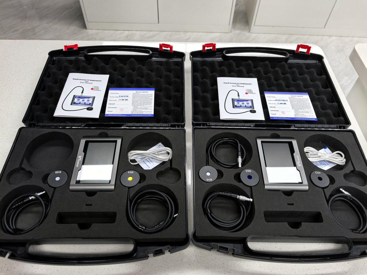 seawave408's tweet photo. 2 sets of the UV Radiometer,equipped with different probes,are about to be arranged for shipment to the customer. 
Our UV Radiometer has long been highly recognized by customers, with continuous repeat orders, and has become the default measurement standard for our customers. https://t.co/JEkp74uxl8