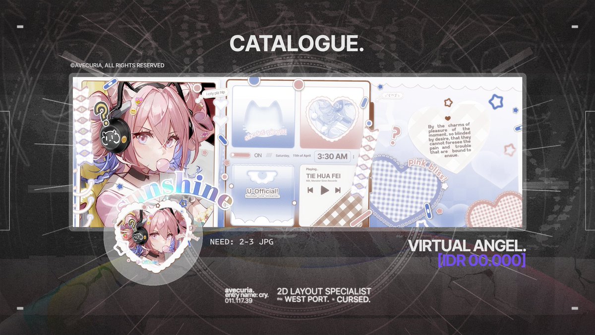 Cry. 📌 OSPEK KATALOG tweet media