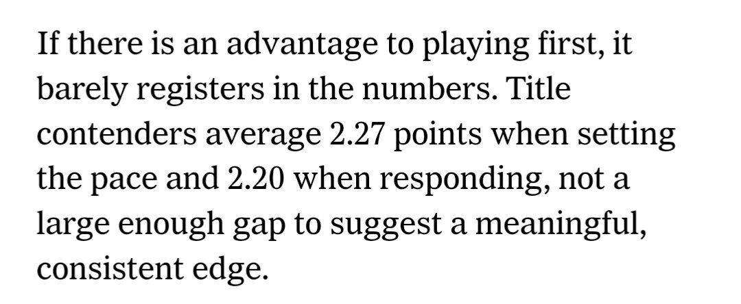 nytimes.com/athletic/70752…

So in England there's never been evidence that fixtures scheduled earlier materially make a difference in a title race. 

But in Scotland it gets warped into a major talking point about bias and corruption 

🤷‍♂️