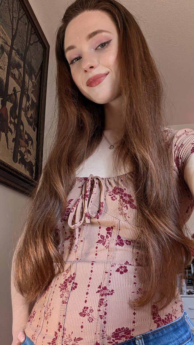 my hair is getting so long <3