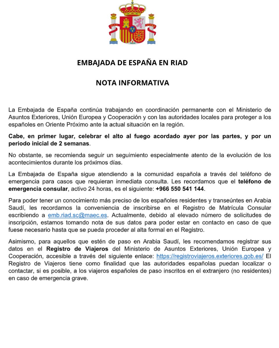 EmbEspaña en A.Saudí tweet media