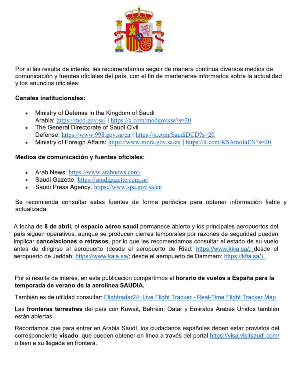 EmbEspaña en A.Saudí tweet media