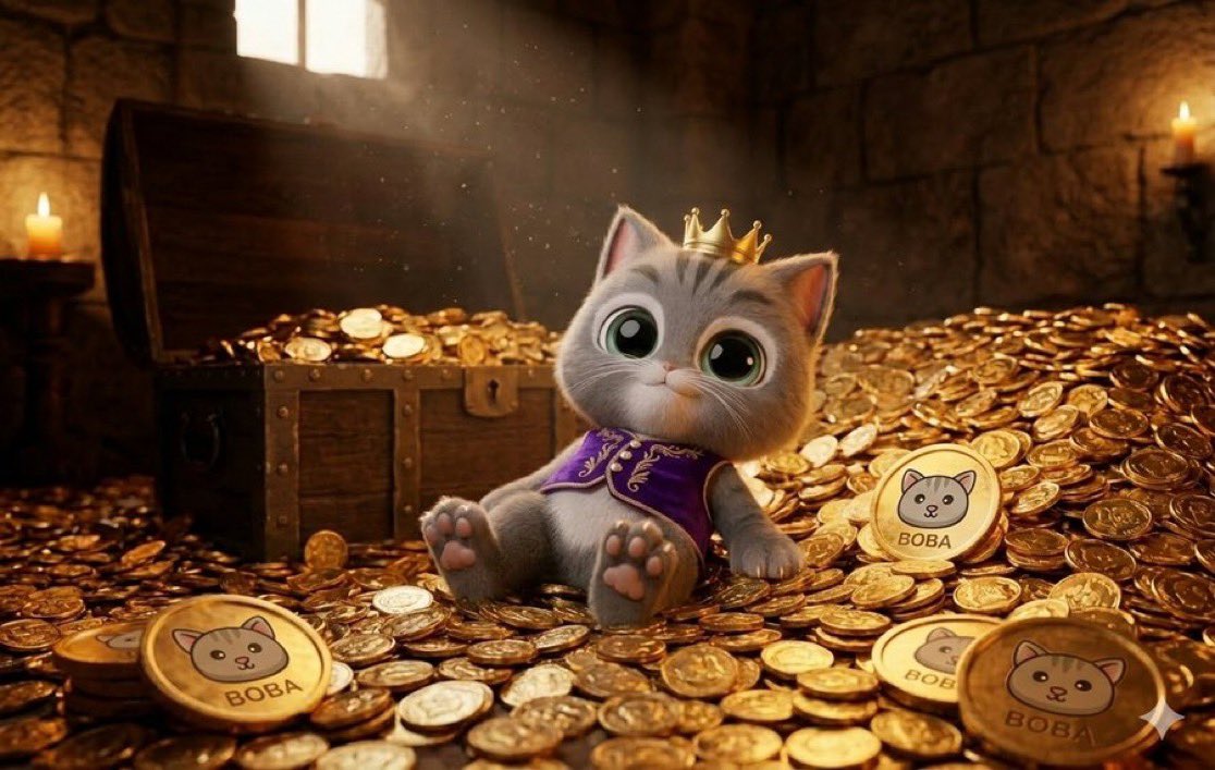 0xEthKing's tweet photo. @RoundtableSpace Boba community cooking something big.. 

The Dogecoin Co-founder Cat 🐱
Upcoming bullrun animal meta will be dominant,  and $BOBA will be the next king of meme... https://t.co/AJHvR029wW
