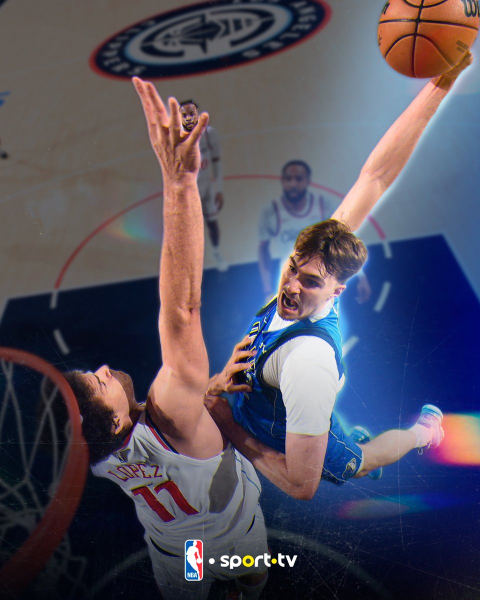 sporttvportugal's tweet photo. FLAGG FEZ O MELHOR AFUNDANÇO DO ANO⁉️😱

#sporttvportugal #NBAnasporttv #NBA #CooperFlagg #MFFL #BetclicNBA https://t.co/ng2Lg5uGPV